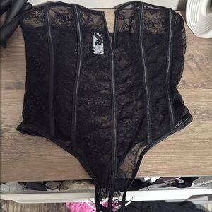 Black Lace Bodysuit